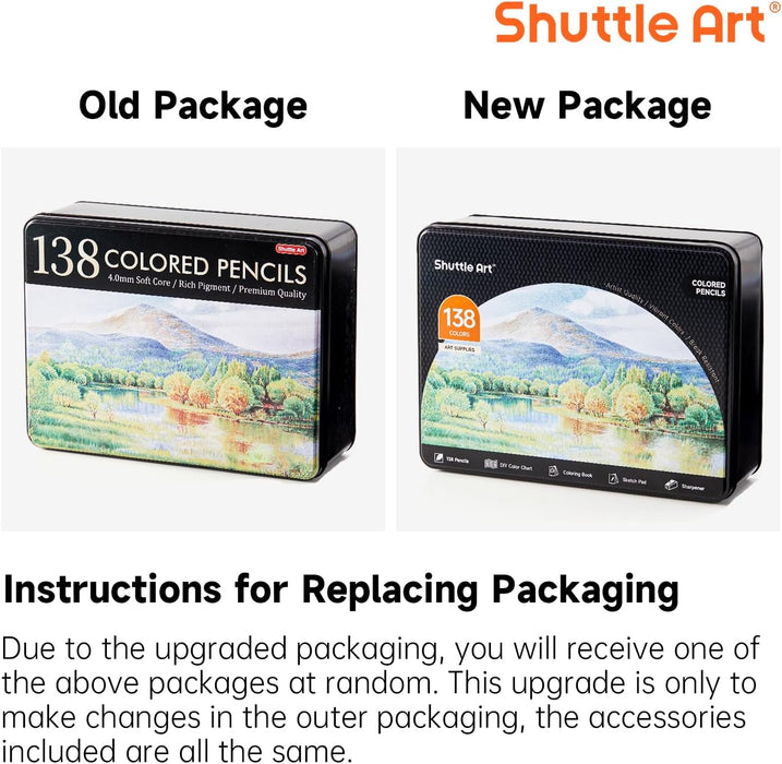 Professional Colored Pencils - Set of 138