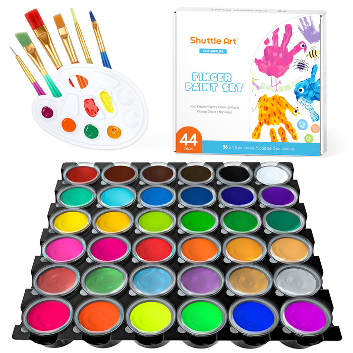 Washable Finger Paint - Set of 44