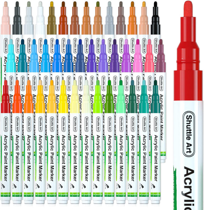 Acrylic Paint Markers- Set of 42 Colors
