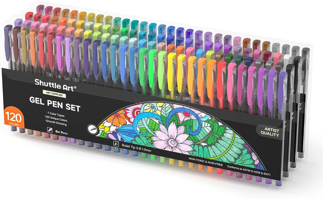 Unique Colors Gel Pens - Set of 120