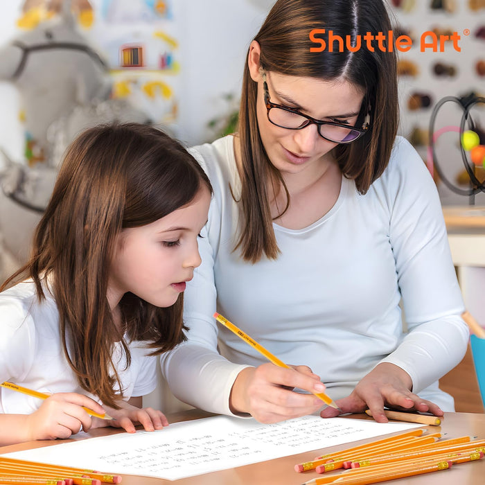 #2 HB Pencils-180 Pack Sharpened Yellow Pencil with Erasers