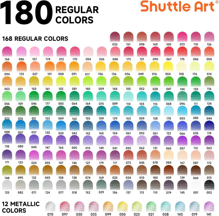 Colored Pencils - Set of 180
