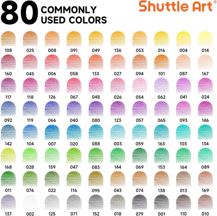 Colored Pencils - Set of 80