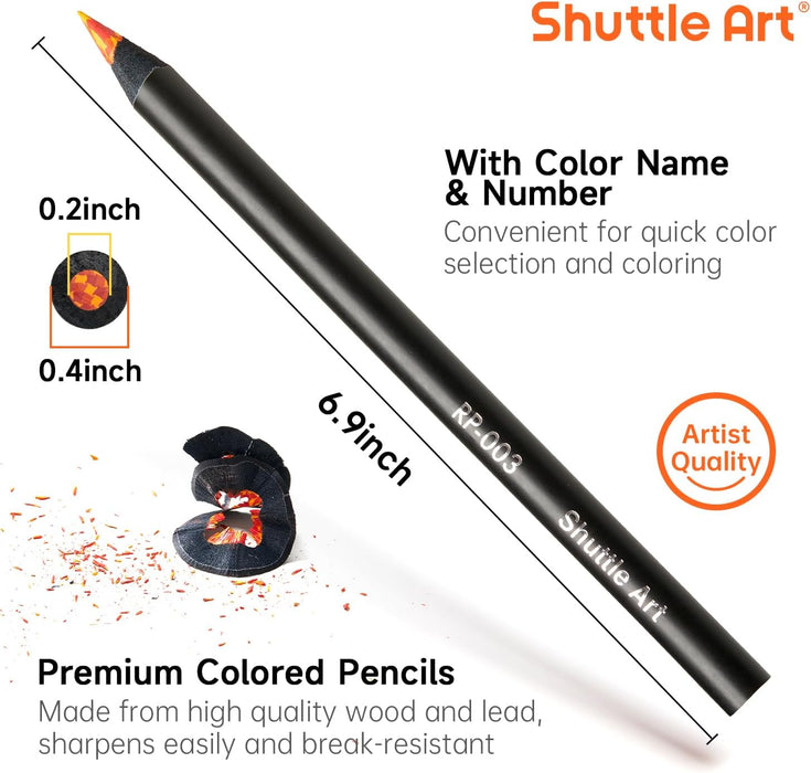 Colored Pencils, Rainbow Colors - Set of 12x2