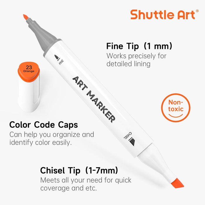 Dual Tip Art Markers - Set of 51