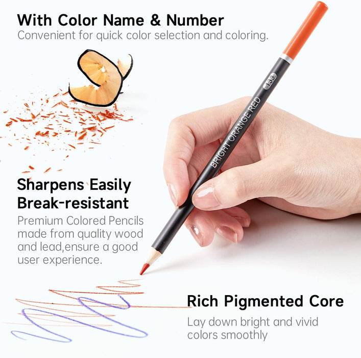 Professional Colored Pencils - Set of 138