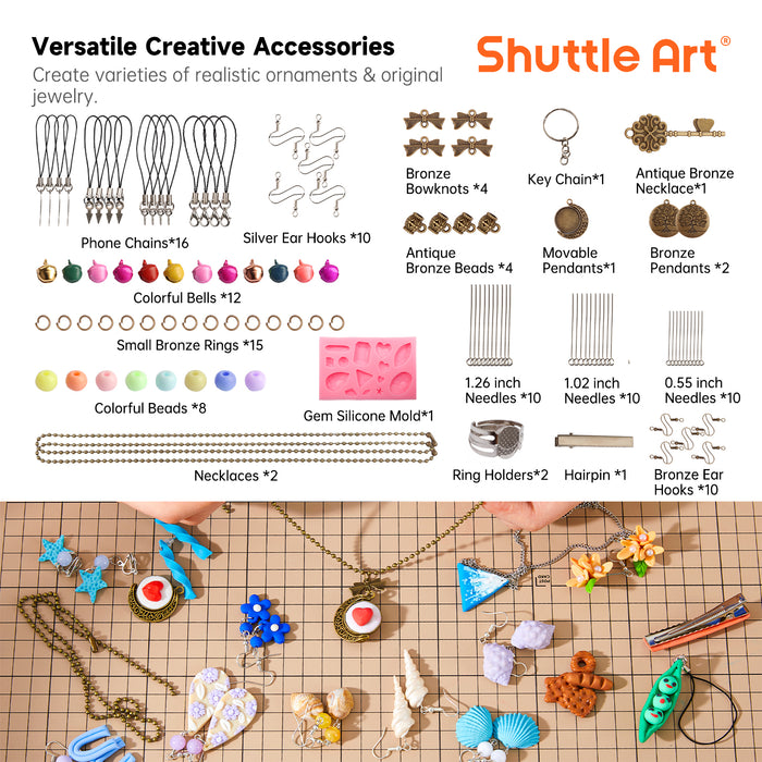 Polymer Clay, 1.2 oz Block - Set of 60