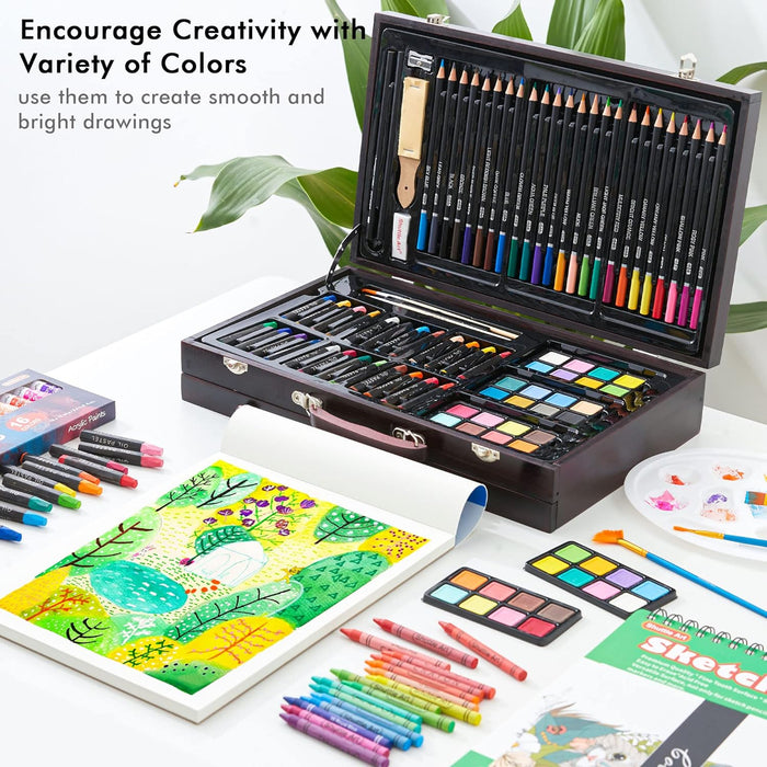 Artist Professional Tool, Deluxe Art Set - 186 Pieces