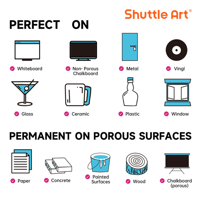 Liquid Chalk Markers - Set of 30