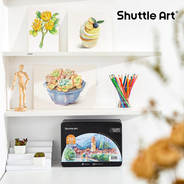 Professional Colored Pencils - Set of 260