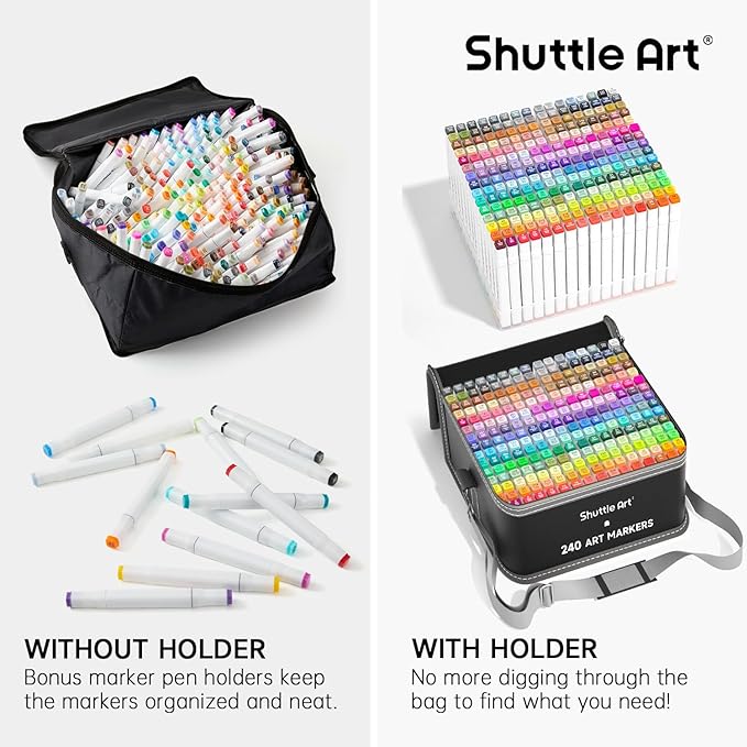 Dual Tip Art Marker - Set of 240 Colors