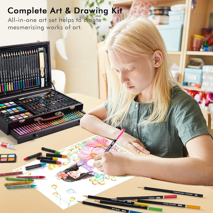 Artist Professional Tool, Deluxe Art Set - 186 Pieces