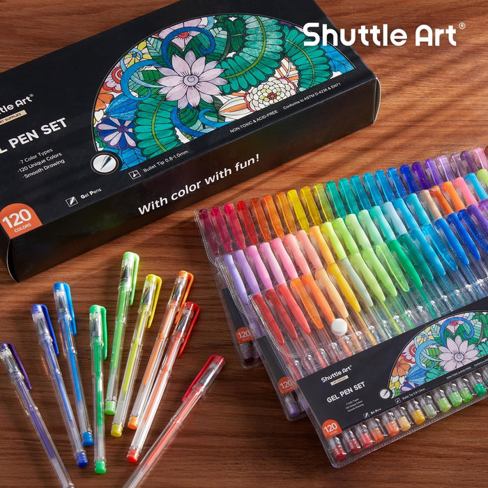 Unique Colors Gel Pens - Set of 120