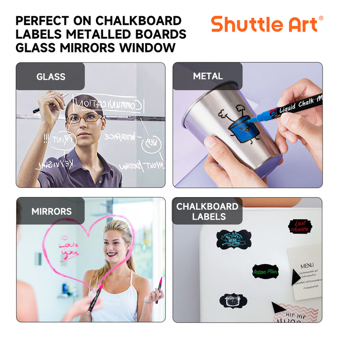 Liquid Chalk Markers - Set of 30