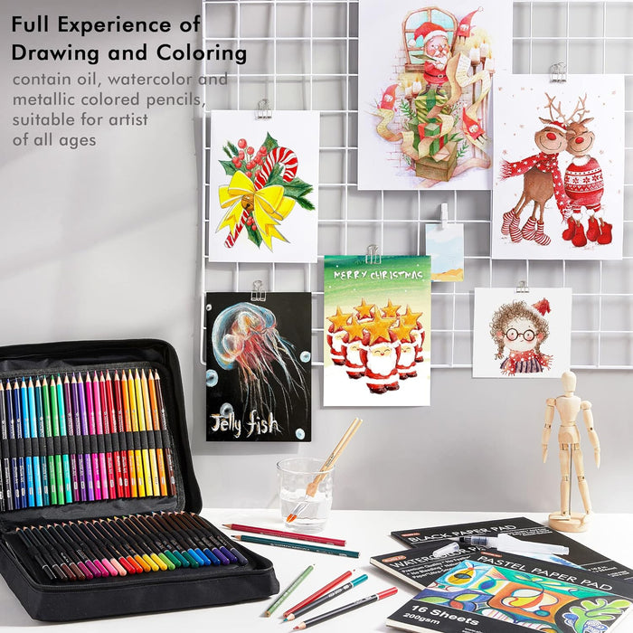 Professional Drawing Kit - Set of 124PCS