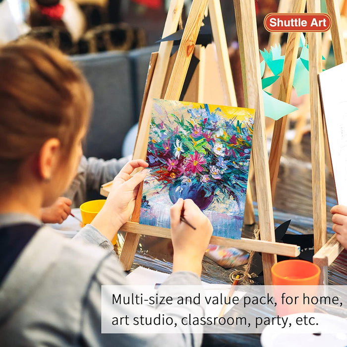 Painting Canvas Panels - Set of 36 ( 5x7, 8x10in, 18 of Each)