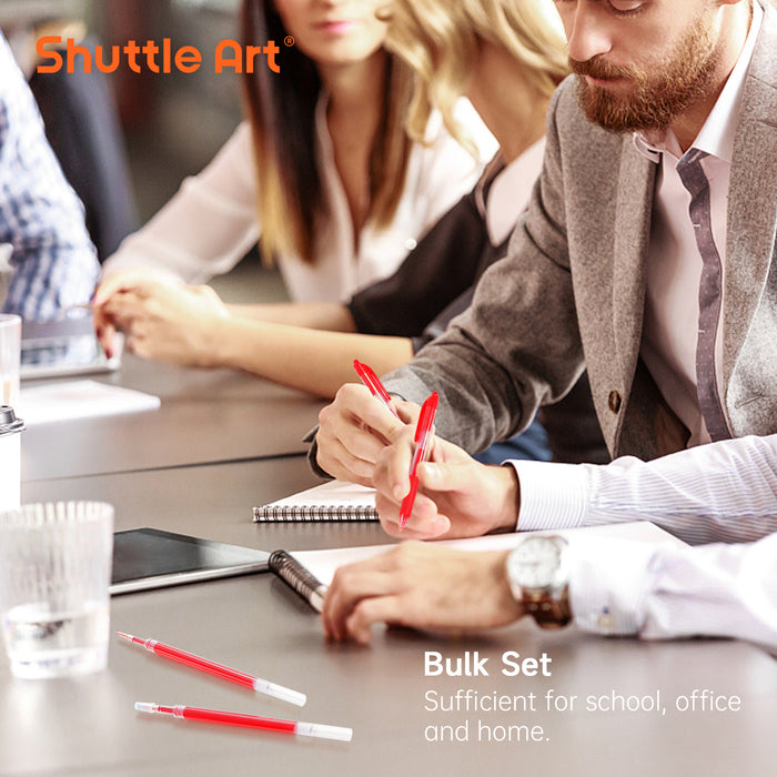 Retractable Gel Pen Refills - Set of 30 Red