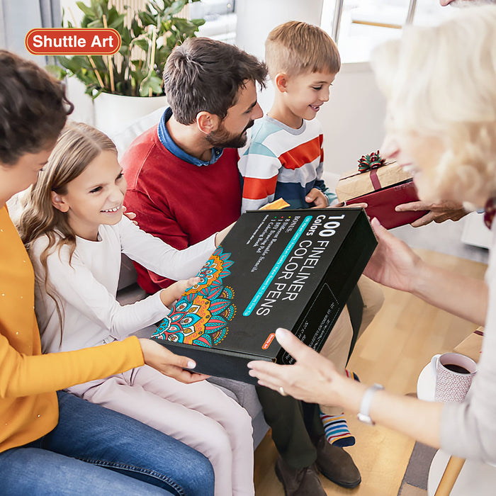 Colored Fineliner Pens - Set of 110