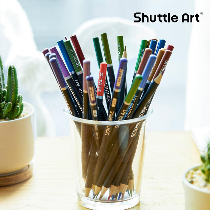 Colored Pencils, Metallic Colors - Set of 60