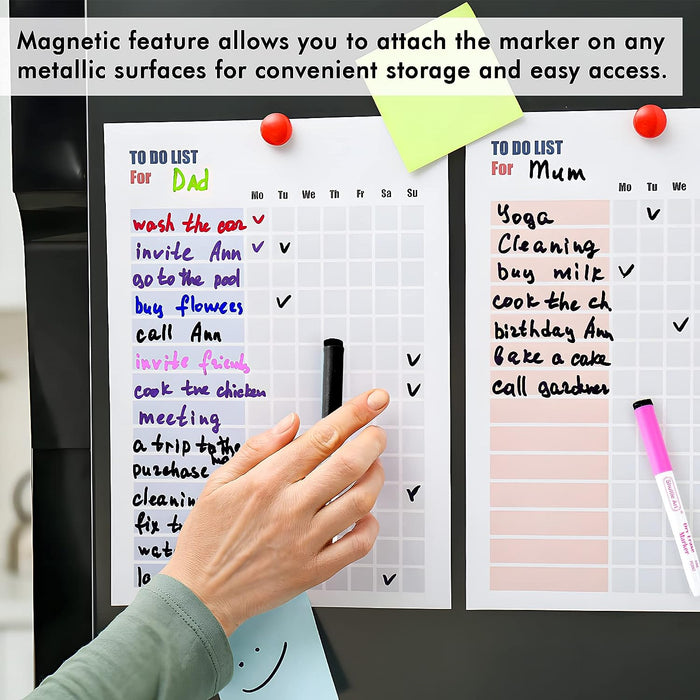 Dry Erase Markers, 15 Colors - Set of 60