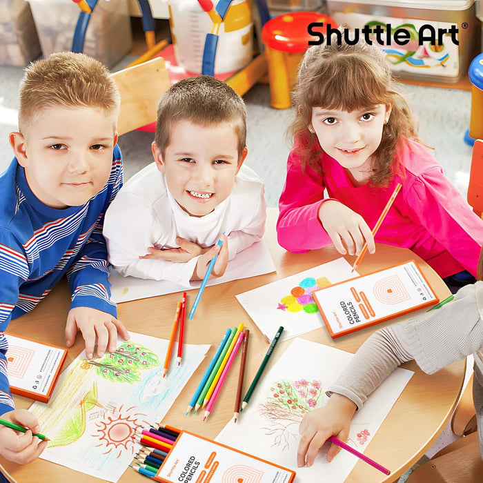 Colored Pencils Bulk, 12 Vibrant Colors, 60 Packs - Set of 720