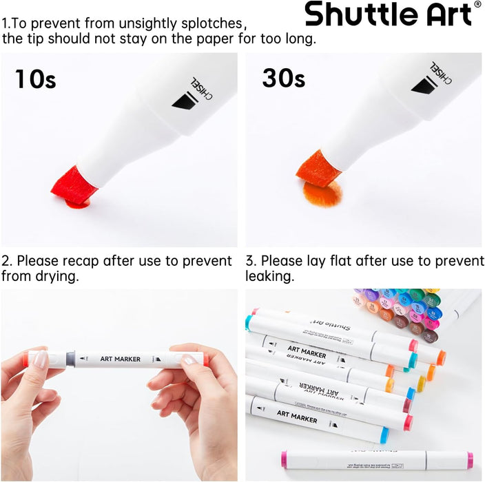 Dual Tip Art Markers - Set of 51