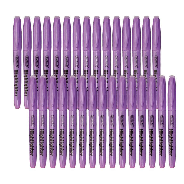 Purple Highlighter Markers - Set of 30
