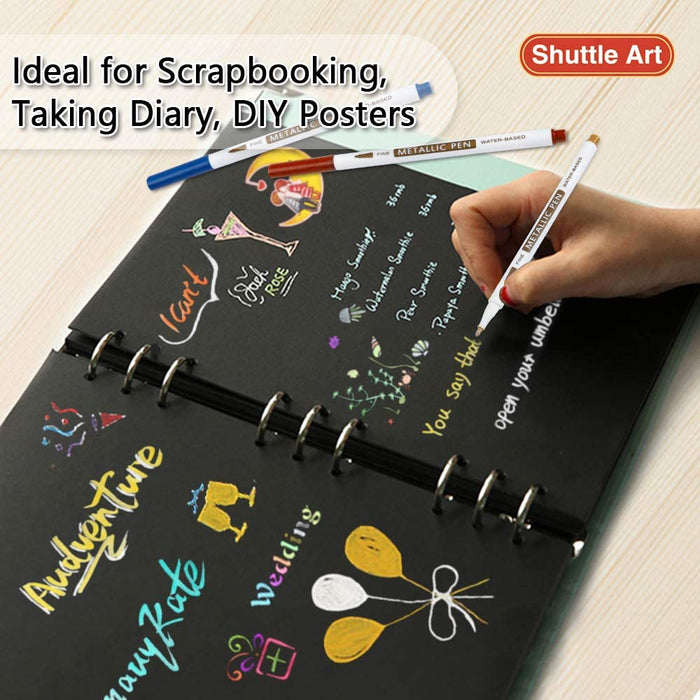 Metallic Marker Pens - Set of 30