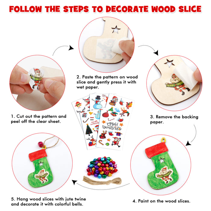 Wooden Christmas Ornament Kit - Set of 360