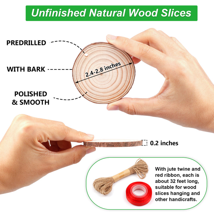 Wood Slices Kit - Set of 35