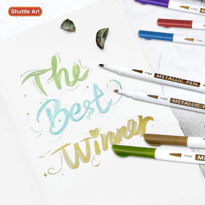 Metallic Marker Pens - Set of 24