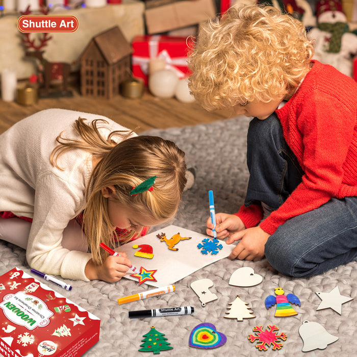 Wooden Christmas Ornament Kit - Set of 360