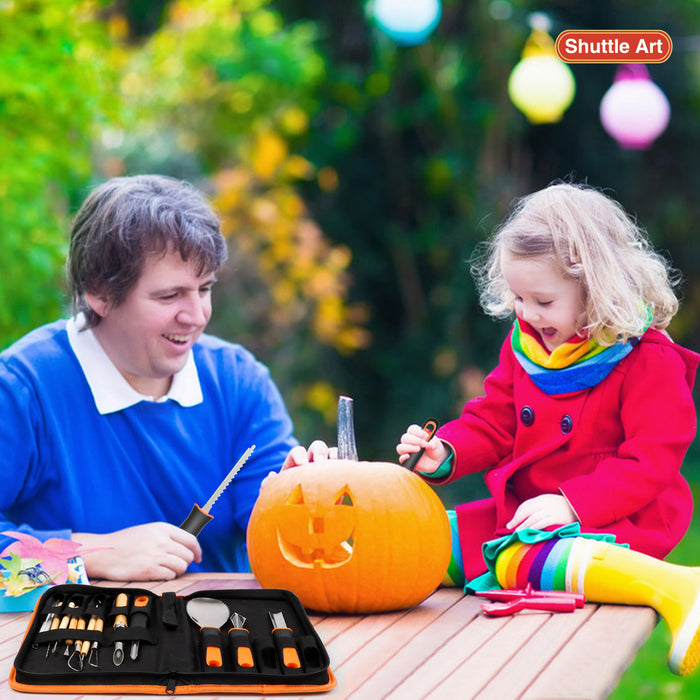 Halloween Pumpkin Carving Kit - Set of 15