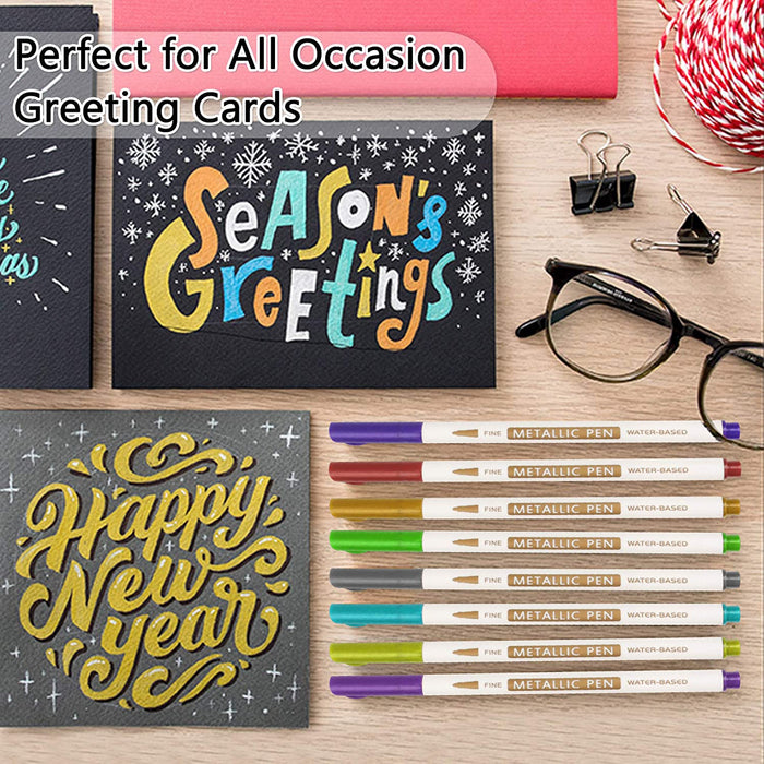 Metallic Marker Pens - Set of 30