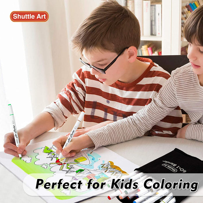 Dual Tip Art Markers - Set of 61