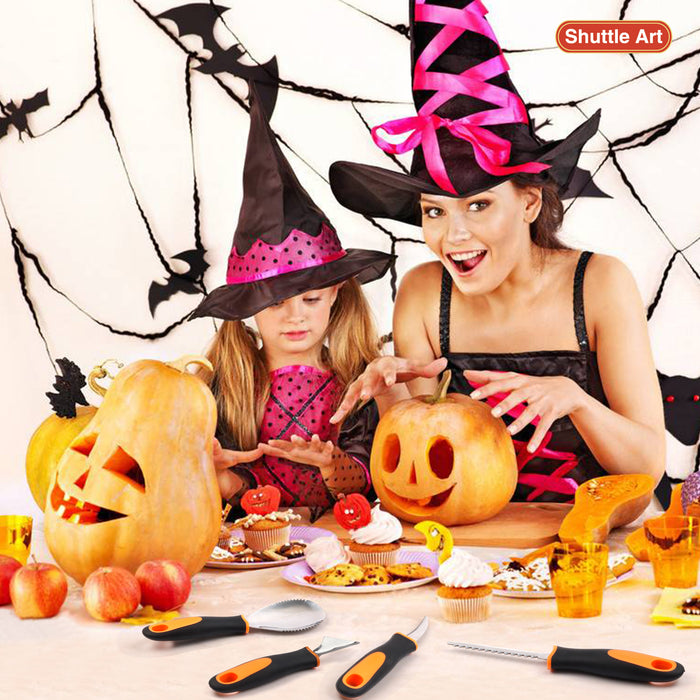 Halloween Pumpkin Carving Kit - Set of 15