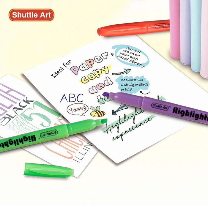 Highlighter Markers,10 bright colors -  Set of 30