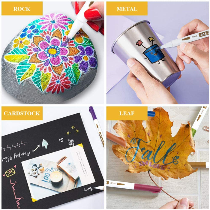Metallic Marker Pens - Set of 30