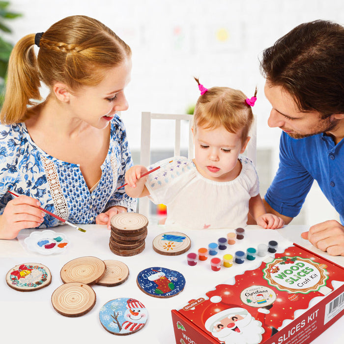 Wood Slices Kit - Set of 70