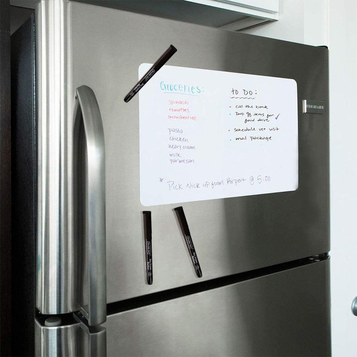 Magnetic Black Dry Erase Markers - Set of 15