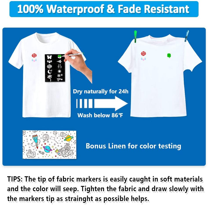 Fabric Markers - Set of 36