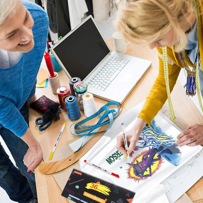 Fabric Markers - Set of 36