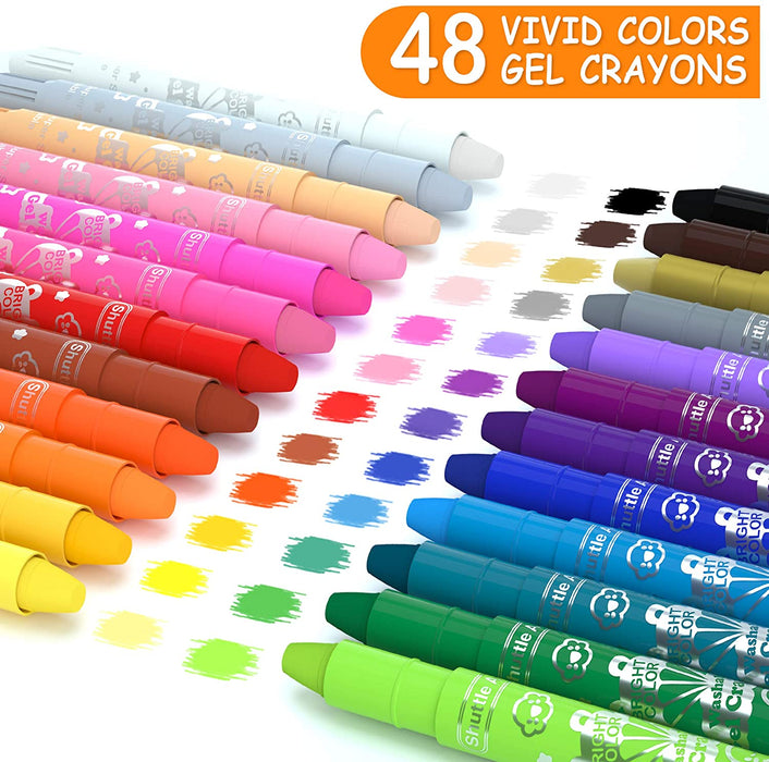 Gel Crayons - Set of 48