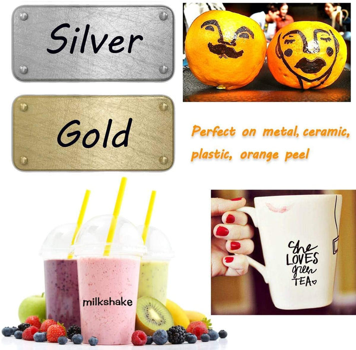 Black Permanent Markers - Set of 24