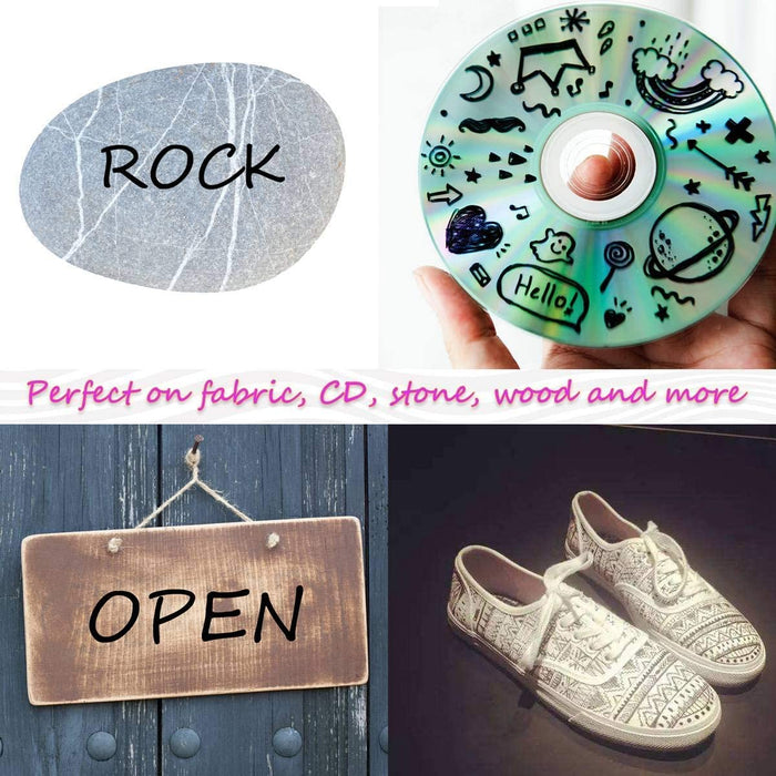 Black Permanent Markers - Set of 24