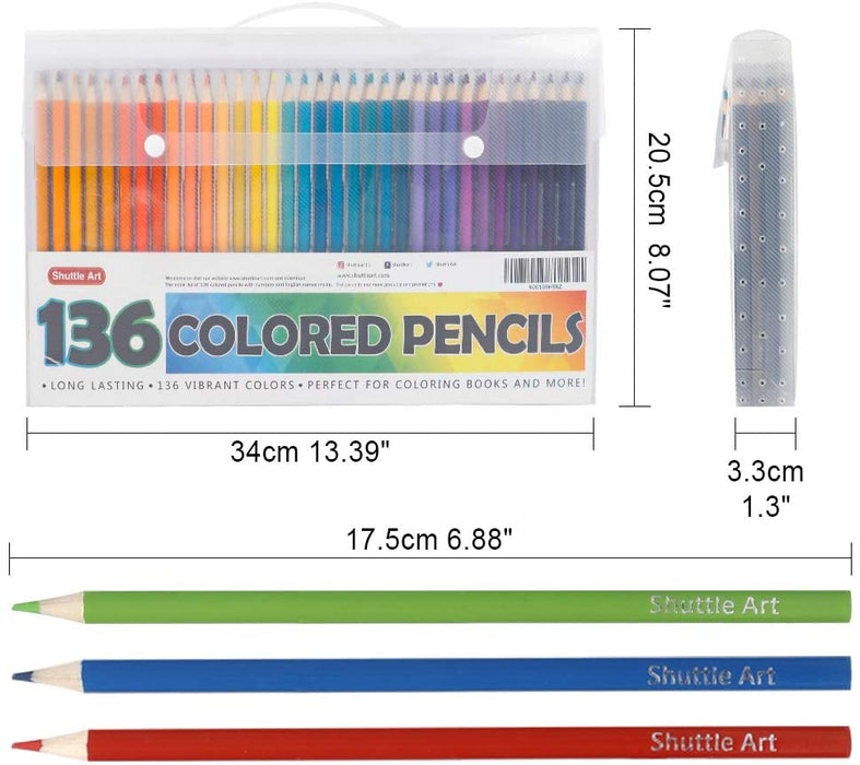 Colored Pencils - Set of 136