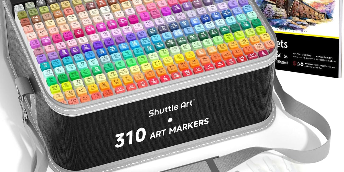 Dual Tip Art Markers - Set of 310 + 9 — Shuttle Art