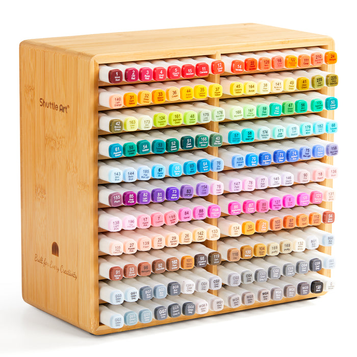 Marker Organizer, Hold 176 Art Markers - Set of 22 Compartments