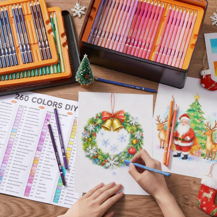 Professional Colored Pencils - Set of 260 — Shuttle Art