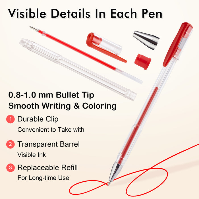 Unique Colors Gel Pens - Set of 120